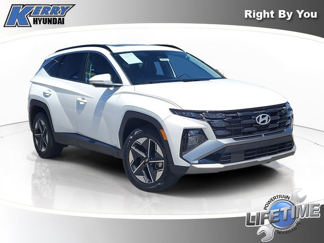 White Pearl 2025 Hyundai Tucson SUV / Crossover All-Wheel Drive 8-Speed Automatic