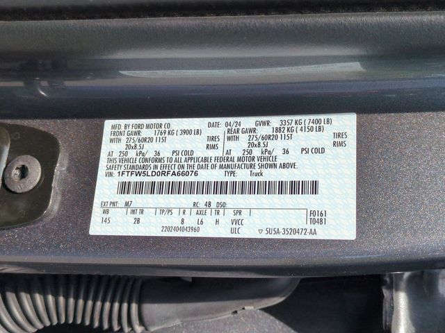 Used 2024 Gray Ford Lariat image 37