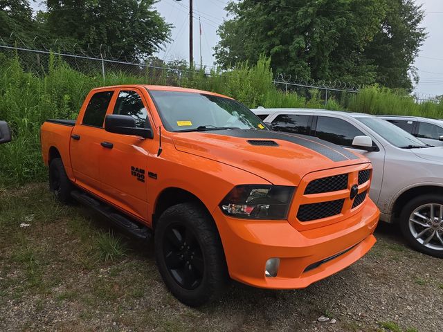 Ignition Orange Clearcoat 2019 RAM 1500 Pickup Truck Four-Wheel Drive 8-Speed Automatic