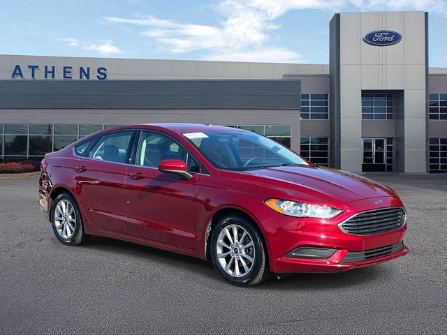 Ruby Red Metallic 2017 Ford Fusion SE Sedan Front-Wheel Drive 6-Speed Automatic