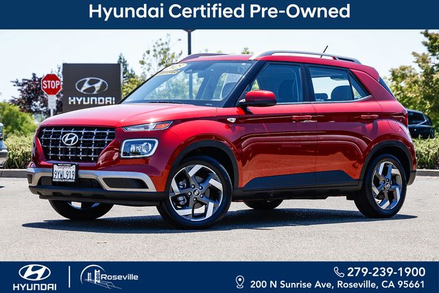 Ultimate Red 2025 Hyundai Venue SUV / Crossover Front-Wheel Drive Continuously Variable Transmission