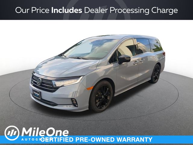 Sonic Gray Pearl 2024 Honda Odyssey Minivan Front-Wheel Drive Automatic