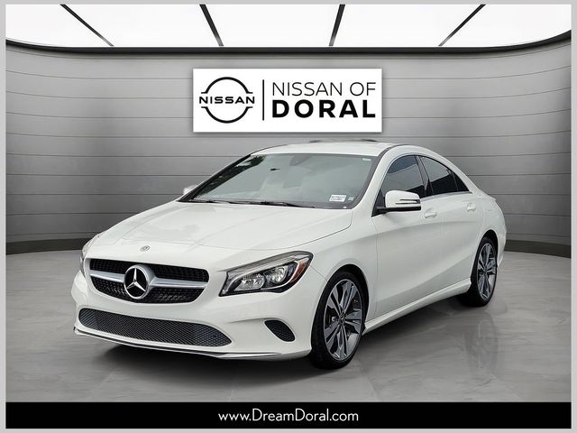 Polar White 2019 Mercedes-Benz CLA Coupe Front-Wheel Drive 7-Speed Automatic