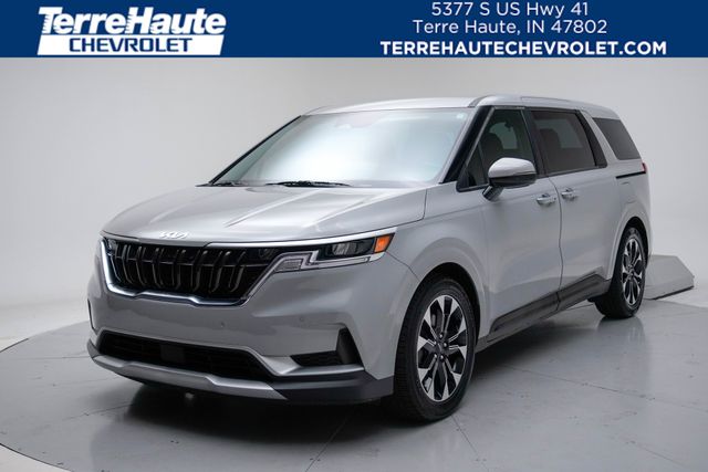 Ceramic Silver 2022 Kia Carnival Minivan Front-Wheel Drive 8-Speed Automatic