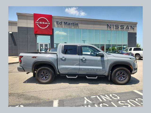 Boulder Gray 2025 Nissan Frontier Pickup Truck Four-Wheel Drive 9-Speed Automatic Overdrive