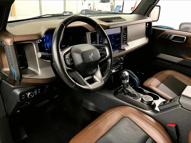 2021 Ford Bronco Outer Banks White at Klick Lewis Buick Chevrolet