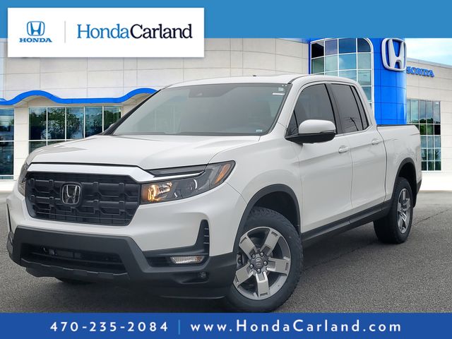 Platinum White 2026 Honda Ridgeline Pickup Truck All-Wheel Drive 9-Speed Automatic