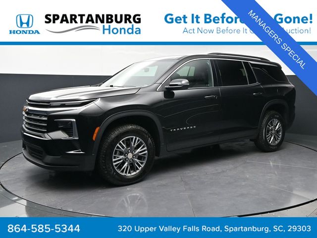 Black 2025 Chevrolet Traverse LT FWD SUV / Crossover Front-Wheel Drive 8-Speed Automatic