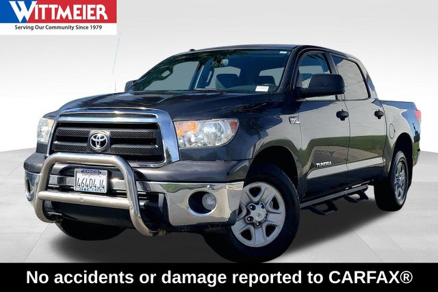 Magnetic Gray Metallic 2012 Toyota Tundra Pickup Truck Four-Wheel Drive 6-Speed Automatic Overdrive