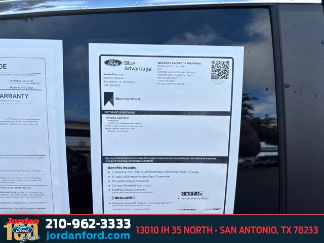 Used Car 2025 Buick Encore Gx  Preferred For Sale Under $20,000 In San Antonio, Texas