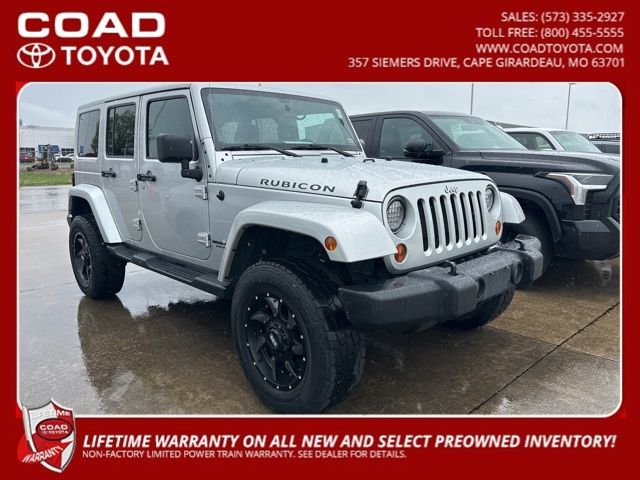 Bright Silver Metallic Clearcoat 2012 Jeep Wrangler Unlimited Rubicon 4WD SUV / Crossover Four-Wheel Drive 5-Speed Automatic