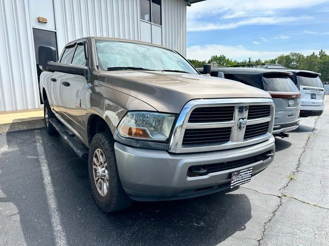 Brown (Austin Tan Pearlcoat/Light Graystone Pearlcoat) 2010 Dodge RAM 2500 ST Crew Cab 4WD Pickup Truck Four-Wheel Drive 5-Speed Automatic