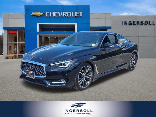 Black Obsidian 2021 INFINITI Q60 Coupe All-Wheel Drive 7-Speed Automatic