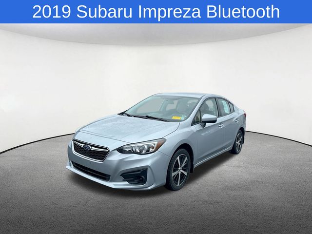 Ice Silver Metallic 2019 Subaru Impreza 2.0i Premium Sedan AWD Sedan All-Wheel Drive Continuously Variable Transmission