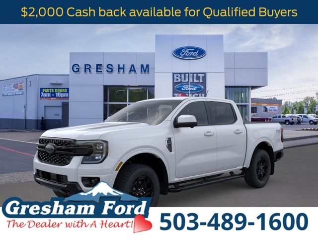 Oxford White 2026 Ford Ranger Pickup Truck Four-Wheel Drive Automatic