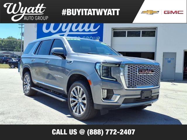 Silver 2021 GMC Yukon SUV / Crossover Four-Wheel Drive