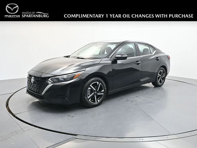 Super Black 2024 Nissan Sentra Sedan Front-Wheel Drive Continuously Variable Transmission