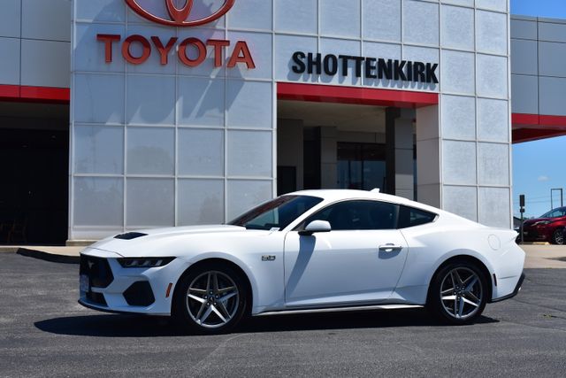 Oxford White 2024 Ford Mustang Coupe Rear-Wheel Drive Automatic