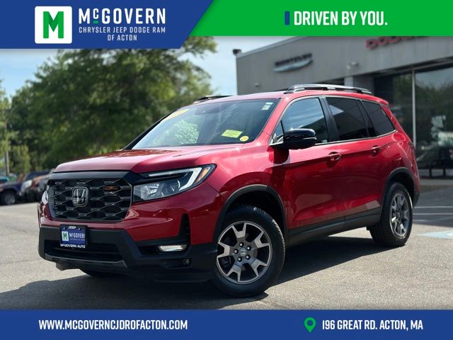 Radiant Red Metallic II 2022 Honda Passport SUV / Crossover All-Wheel Drive 9-Speed Automatic
