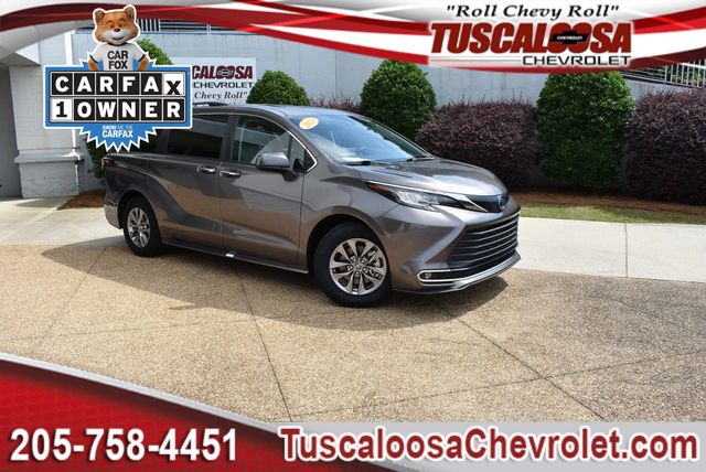 Predawn Gray Mica 2023 Toyota Sienna Minivan Front-Wheel Drive Continuously Variable Transmission