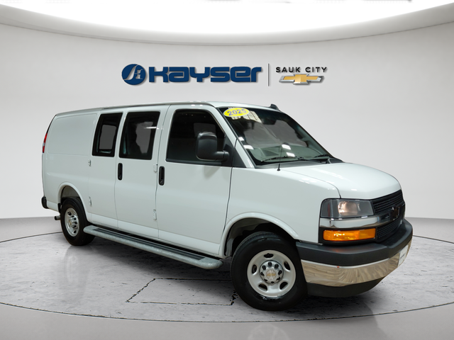 Summit White 2025 Chevrolet Express Cargo Van Rear-Wheel Drive 8-Speed Automatic Overdrive