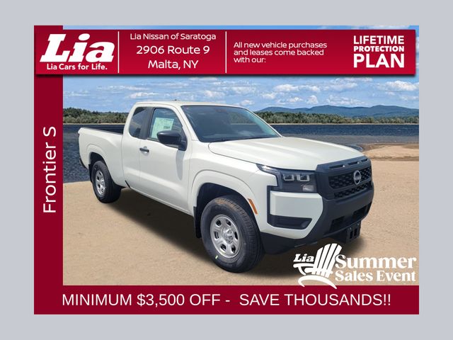Glacier White 2026 Nissan Frontier Pickup Truck Four-Wheel Drive 9-Speed Automatic Overdrive