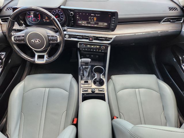 2021 Kia K5 EX White at DeMontrond Auto Country