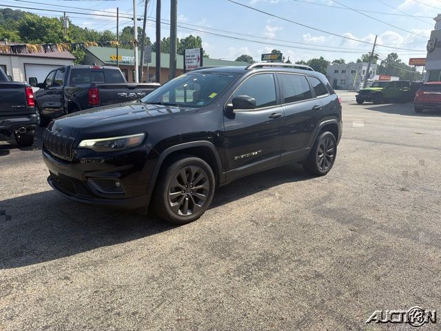 Diamond Black Crystal Pearlcoat 2021 Jeep Cherokee SUV / Crossover Four-Wheel Drive 9-Speed Automatic