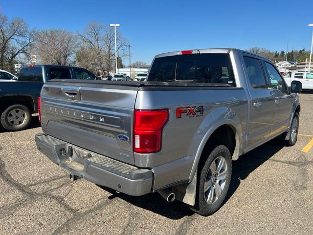 2020 Silver Ford F-150 Platinum 4X4 Truck