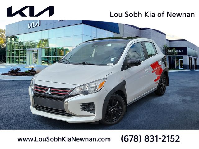 White Diamond w/Black Roof 2024 Mitsubishi Mirage Hatchback Front-Wheel Drive Continuously Variable Transmission
