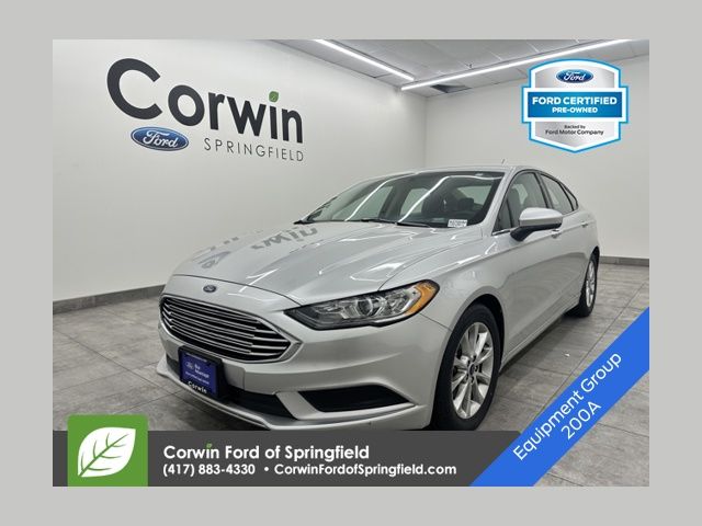 Ingot Silver 2017 Ford Fusion SE Sedan Front-Wheel Drive 6-Speed Automatic