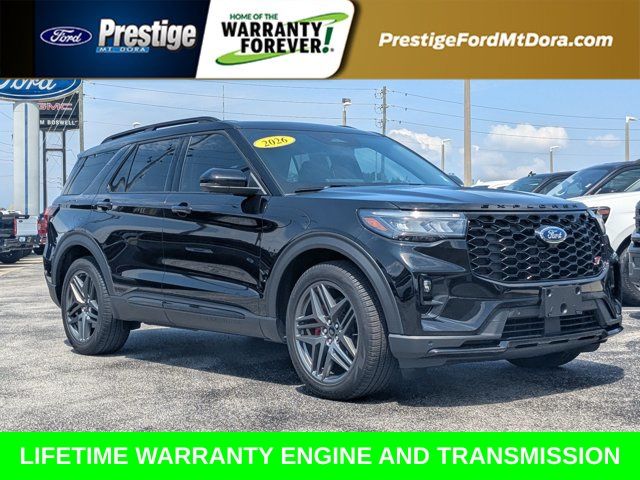 Agate Black Metallic 2026 Ford Explorer SUV / Crossover All-Wheel Drive Automatic