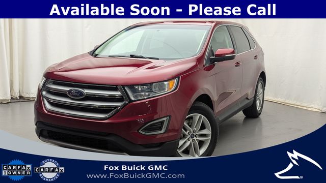 Ruby Red Metallic 2018 Ford Edge SEL AWD SUV / Crossover All-Wheel Drive 6-Speed Automatic