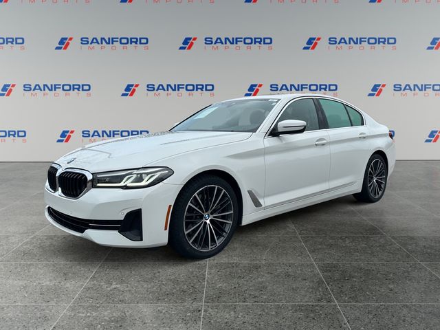 Alpine White 2022 BMW 5 Series 530i RWD Sedan Rear-Wheel Drive 8-Speed Automatic
