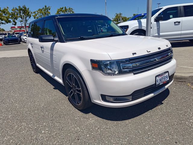 White Platinum Metallic Tri-Coat 2015 Ford Flex SUV / Crossover Front-Wheel Drive 6-Speed Automatic