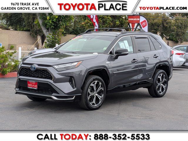 Midnight Black Metallic 2023 Toyota RAV4 Prime SUV / Crossover All-Wheel Drive Continuously Variable Transmission