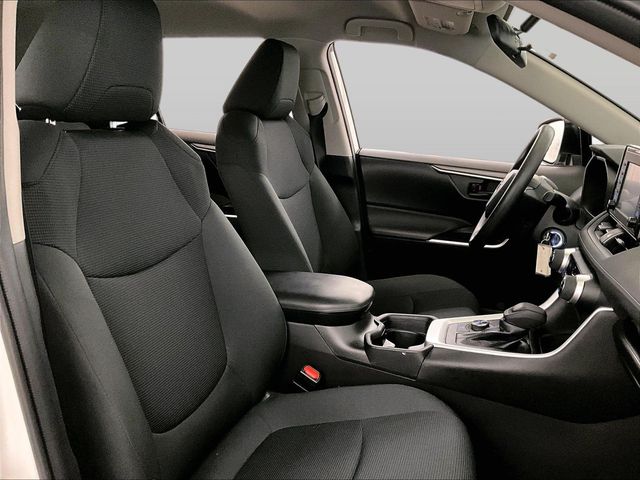 2021 Toyota RAV4 Hybrid LE White at Phil Fitts Ford