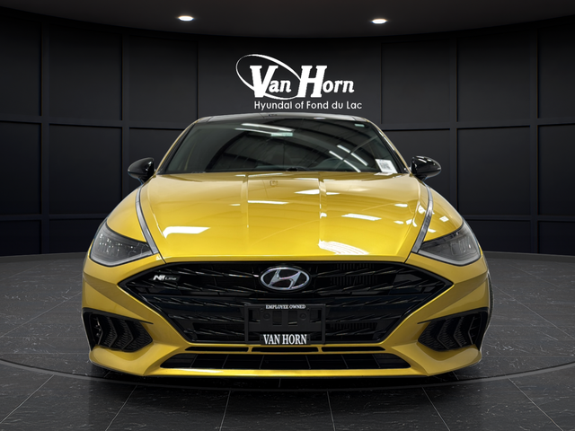 Used 2021 Glowing Yellow Hyundai N Line image 2