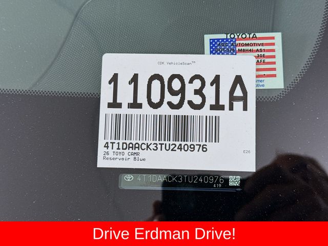 Used 2026 Toyota Camry Sedan