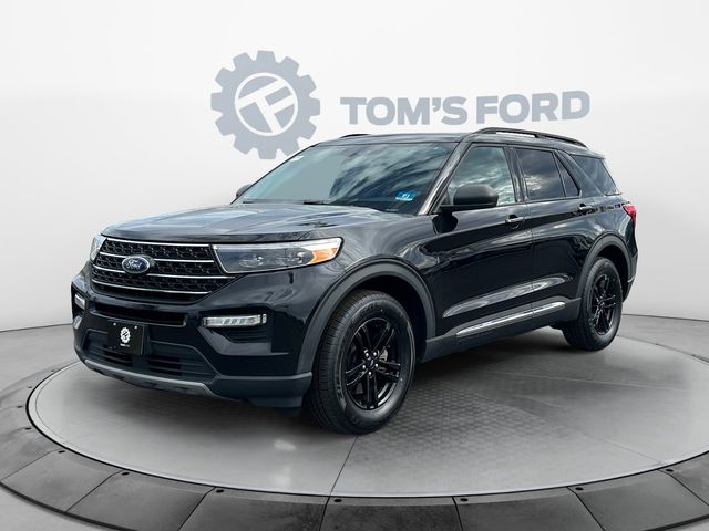 Black 2020 Ford Explorer XLT AWD SUV / Crossover All-Wheel Drive Automatic