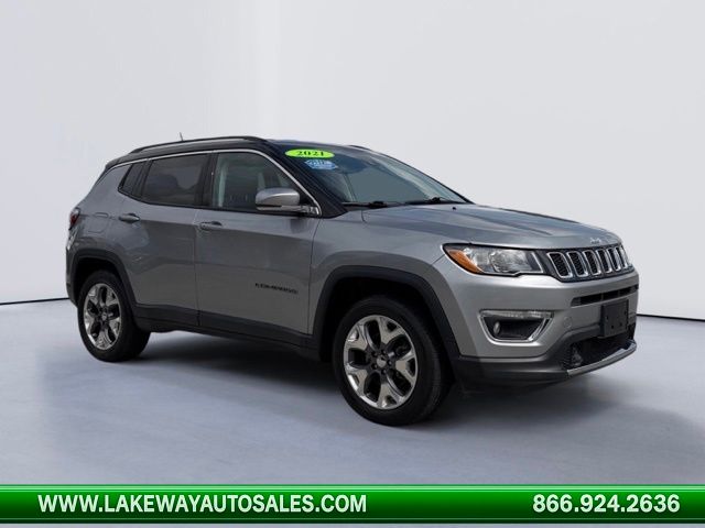 Billet Silver Metallic Clearcoat 2021 Jeep Compass SUV / Crossover Four-Wheel Drive 9-Speed Automatic