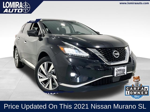 Gray (Magnetic Black Pearl) 2021 Nissan Murano SUV / Crossover All-Wheel Drive Continuously Variable Transmission