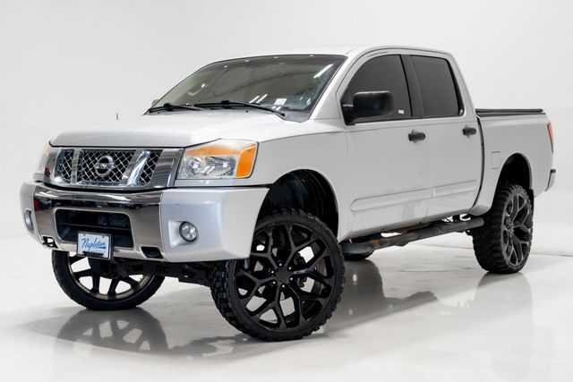 Brilliant Silver Metallic 2012 Nissan Titan Pickup Truck Four-Wheel Drive 5-Speed Automatic