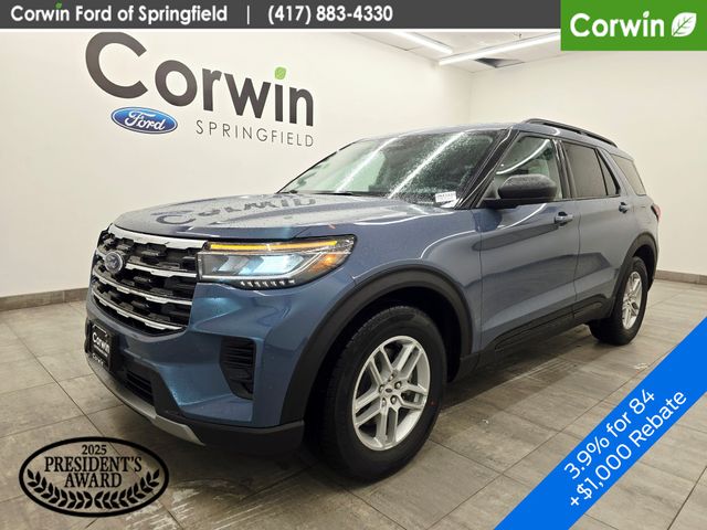 Vapor Blue Metallic 2026 Ford Explorer SUV / Crossover Rear-Wheel Drive Automatic