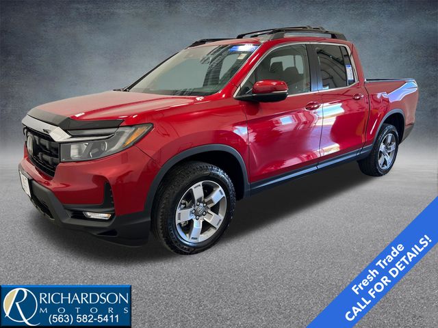 Radiant Red Metallic II 2025 Honda Ridgeline RTL AWD Pickup Truck All-Wheel Drive 9-Speed Automatic
