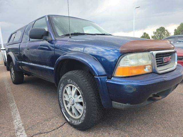 Indigo Blue Metallic 2003 GMC Sonoma SLS Ext Cab 4WD Pickup Truck Four-Wheel Drive 4-Speed Automatic Overdrive