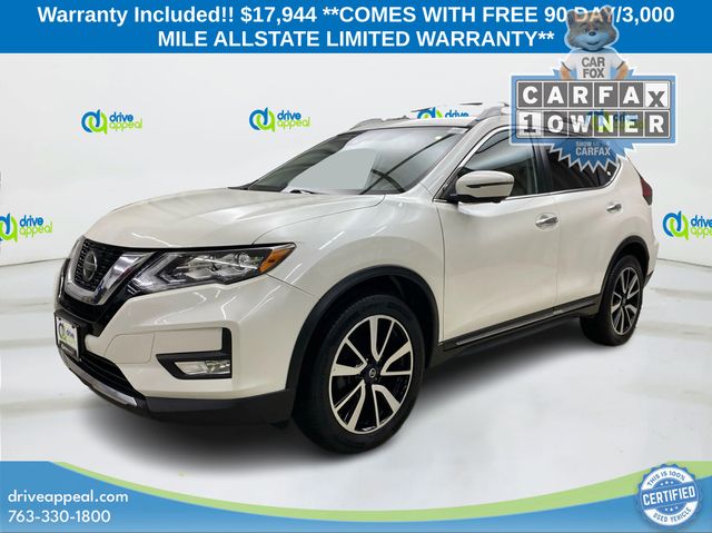 Pearl White Tricoat 2019 Nissan Rogue SUV / Crossover All-Wheel Drive Continuously Variable Transmission