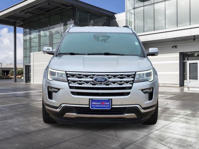 2018 Ingot Silver Ford Explorer Limited FWD SUV