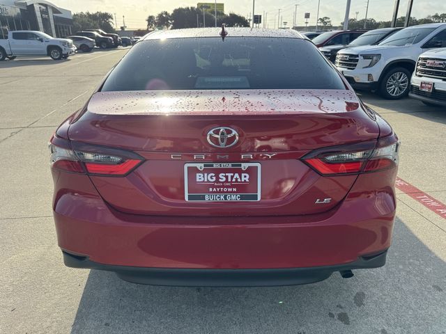 2024 Toyota Camry LE Red at Bayway Cadillac of The Woodlands
