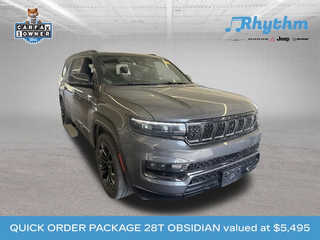 Baltic Gray Metallic Clearcoat 2024 Jeep Grand Wagoneer L SUV / Crossover Four-Wheel Drive 8-Speed Automatic